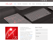 Tablet Screenshot of elainegiles.co.uk